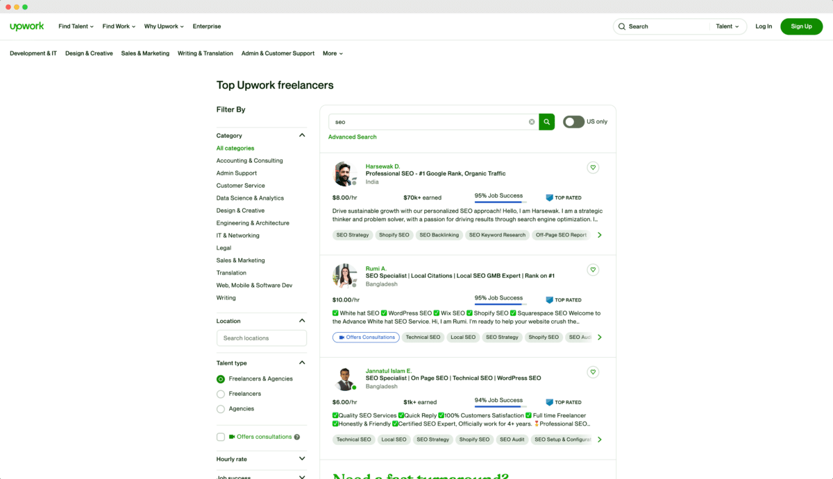 how to hire an seo