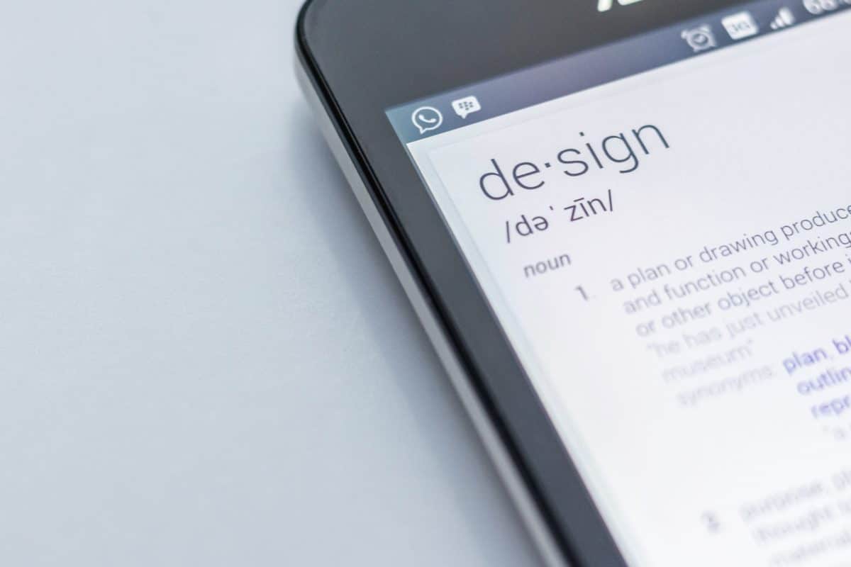 Design Definition On An Iphone