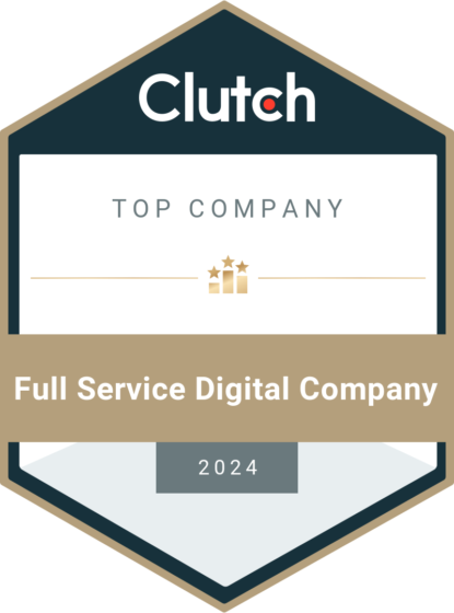 Badge: Top Company 2024 Full Service Digital