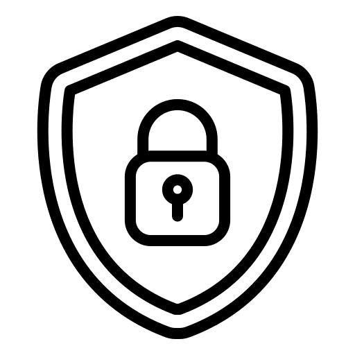 Black and white book icon illustration