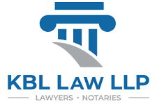KBL Law LLP logo for lawyers and notaries