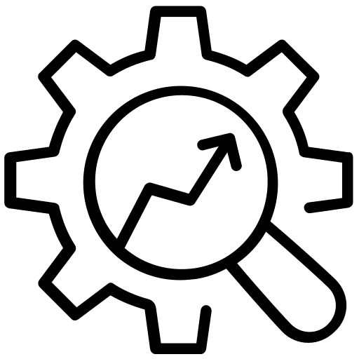 Open cardboard box icon with flaps up