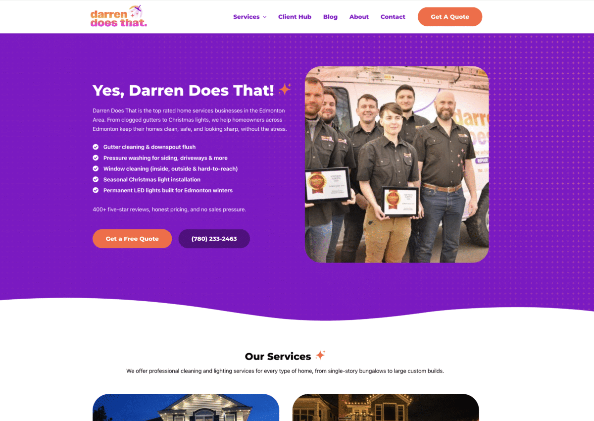 Darren Does That home services team in Edmonton