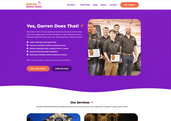 Darren Does That home services team in Edmonton