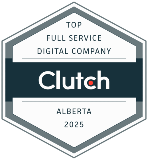 Clutch top digital company award Alberta 2025