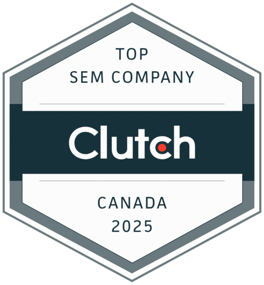 Clutch Top SEM Company Canada 2025 badge