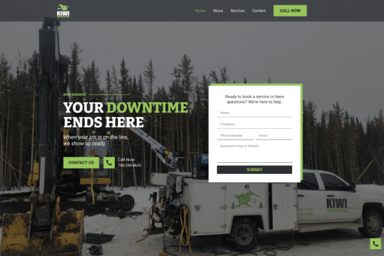 Kiwi Wrench mobile heavy equipment repair service