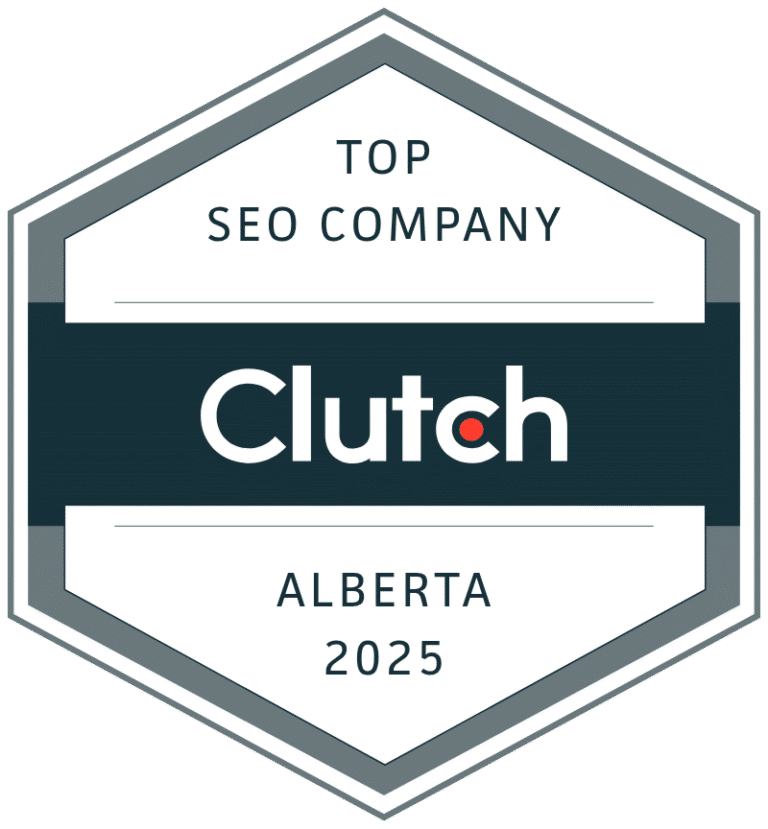 Top SEO Company in Alberta Clutch Badge