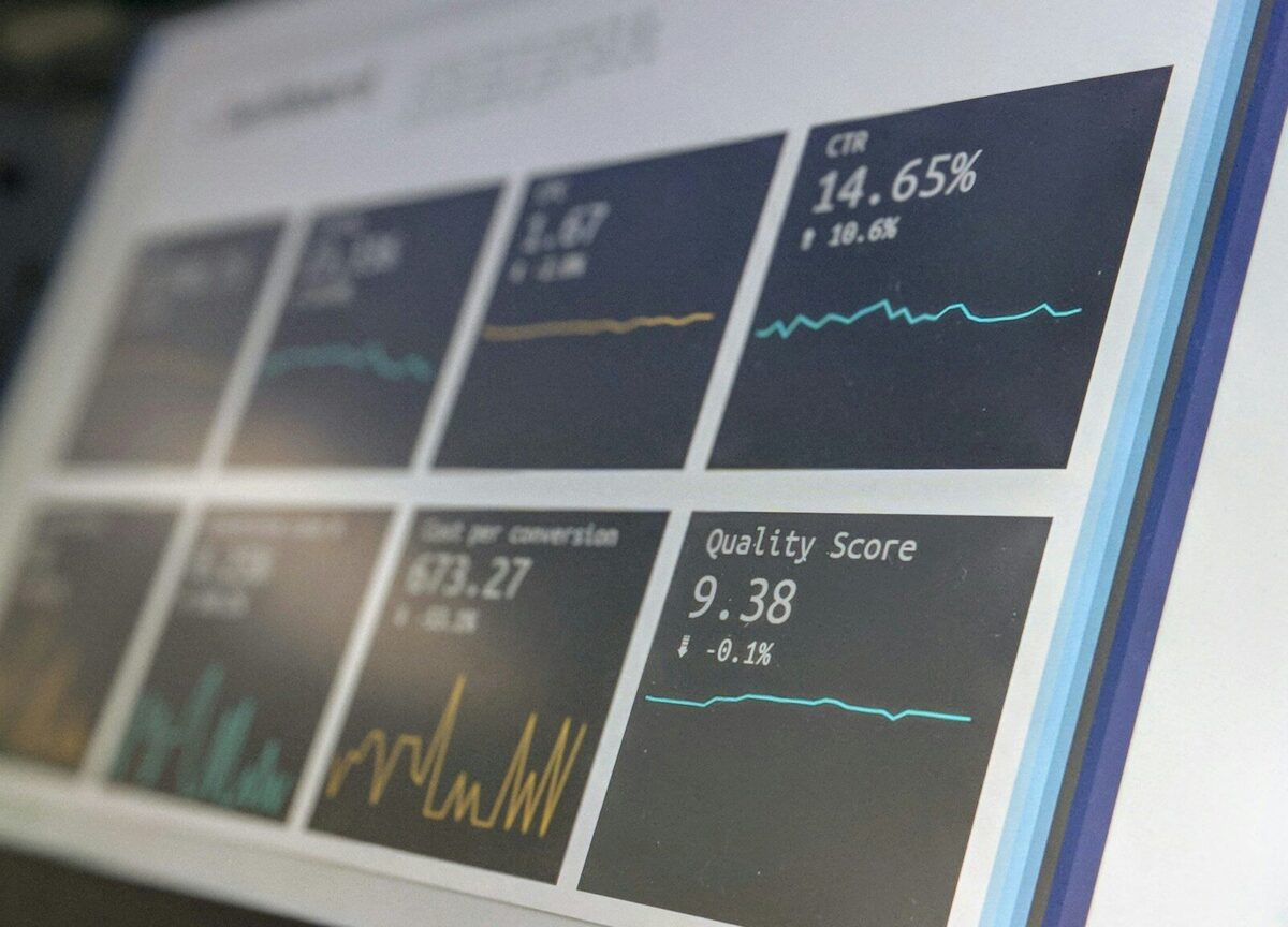 SEO Metrics dashboard